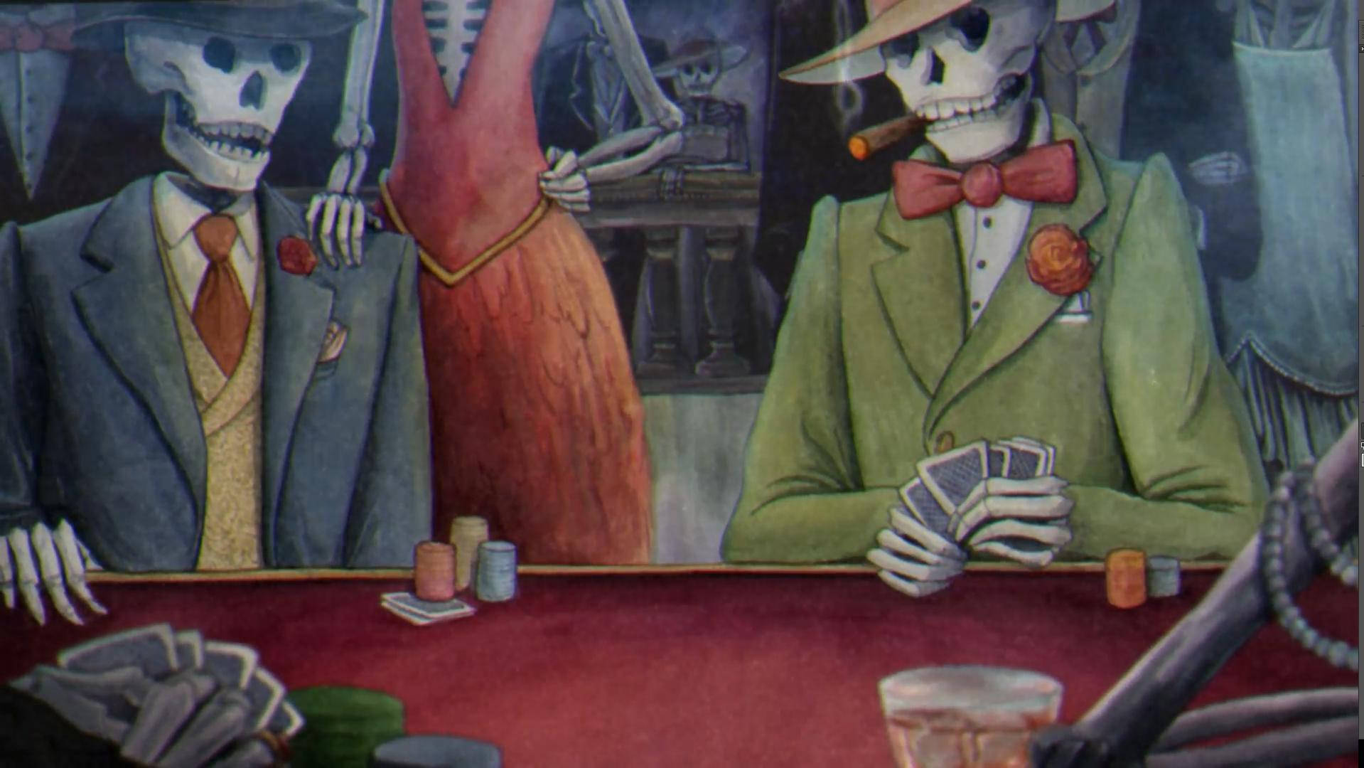 Cuphead Undead Gamblers Background