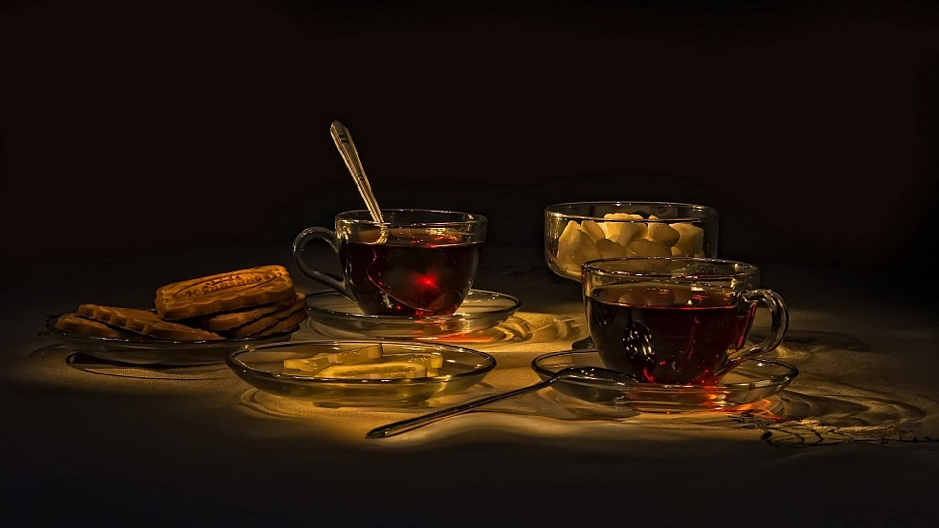 Cups Of Tea Background