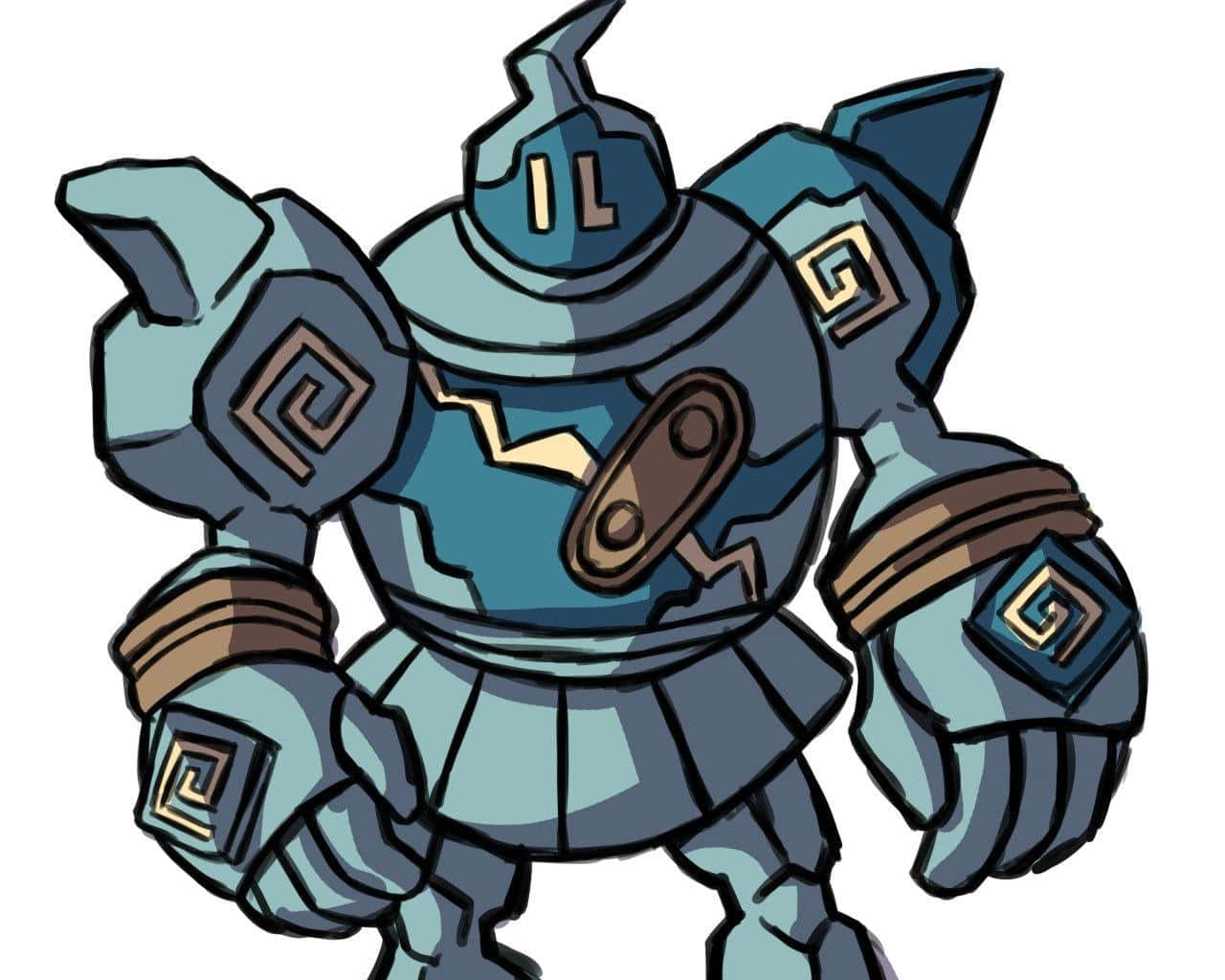 Cure Drawing Of Golett Background