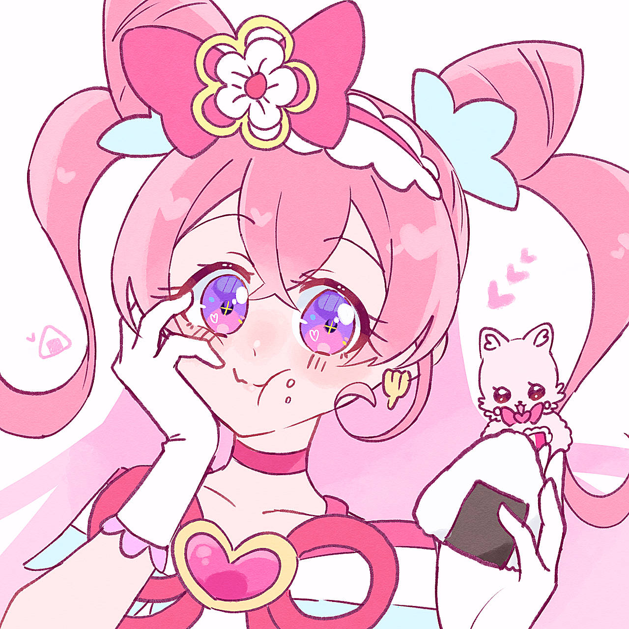 Cure Precious Anime Character Up-close