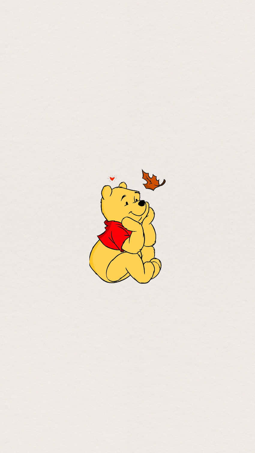 Curious Winnie The Pooh Aesthetic Background