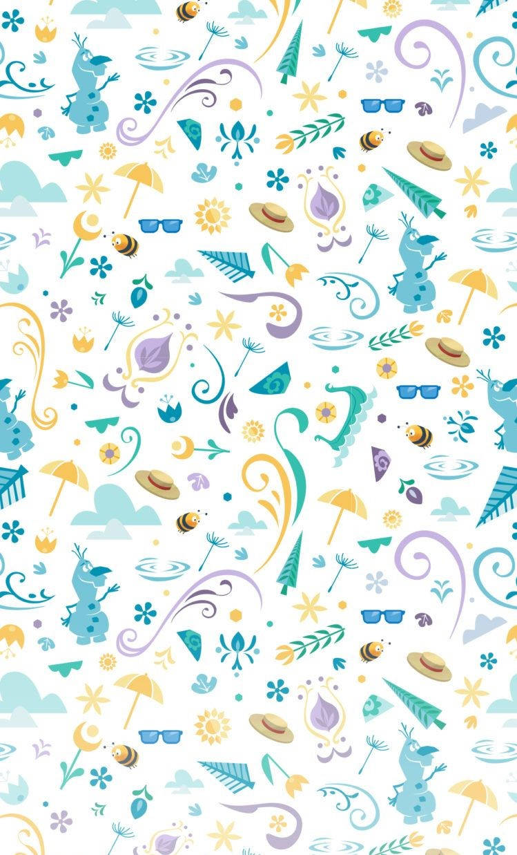 Curl Up With Some Beloved Disney Movies And The Disney Pattern! Background