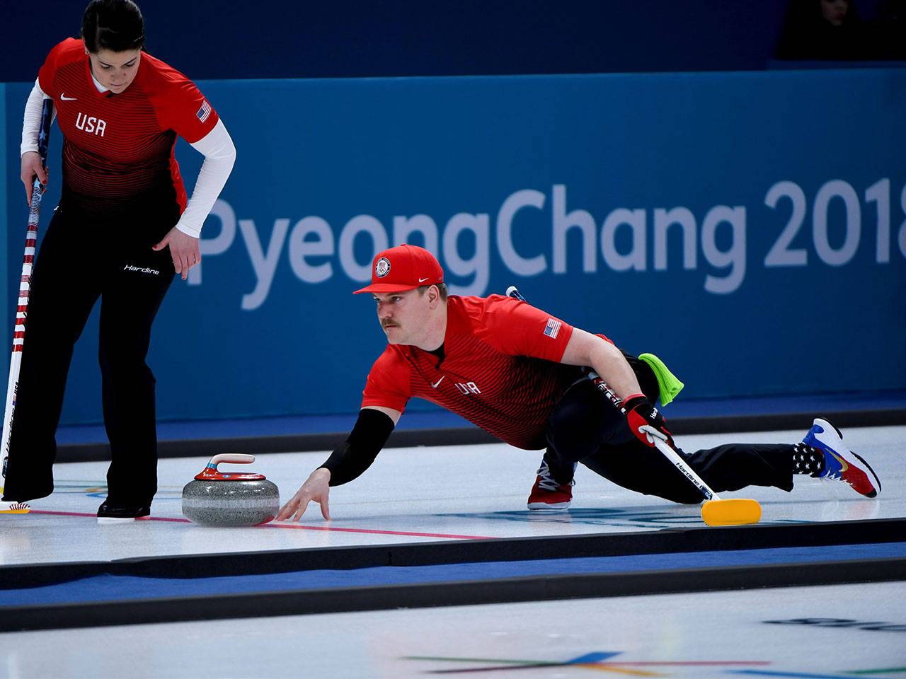 Curling In Pyeong Chang 2018 Background