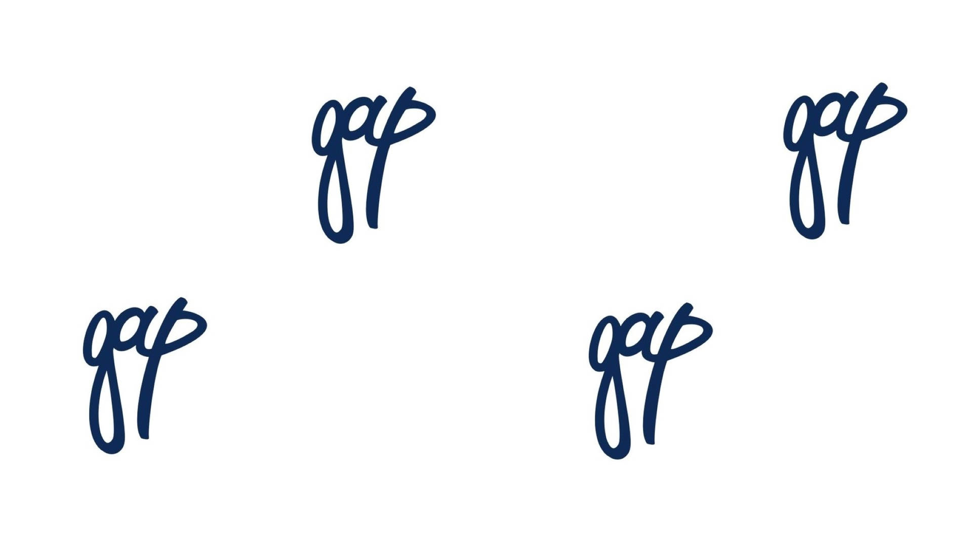 Cursive Gap Wordmark Background