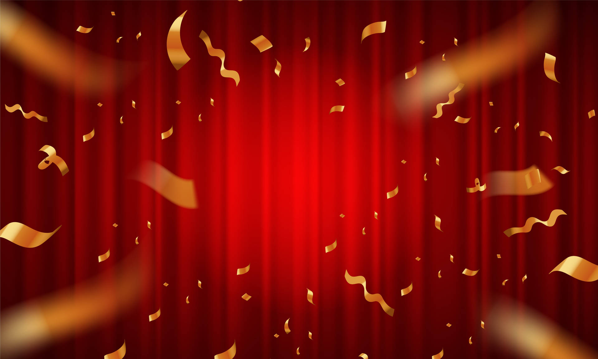Curtain Awards Party Background Background