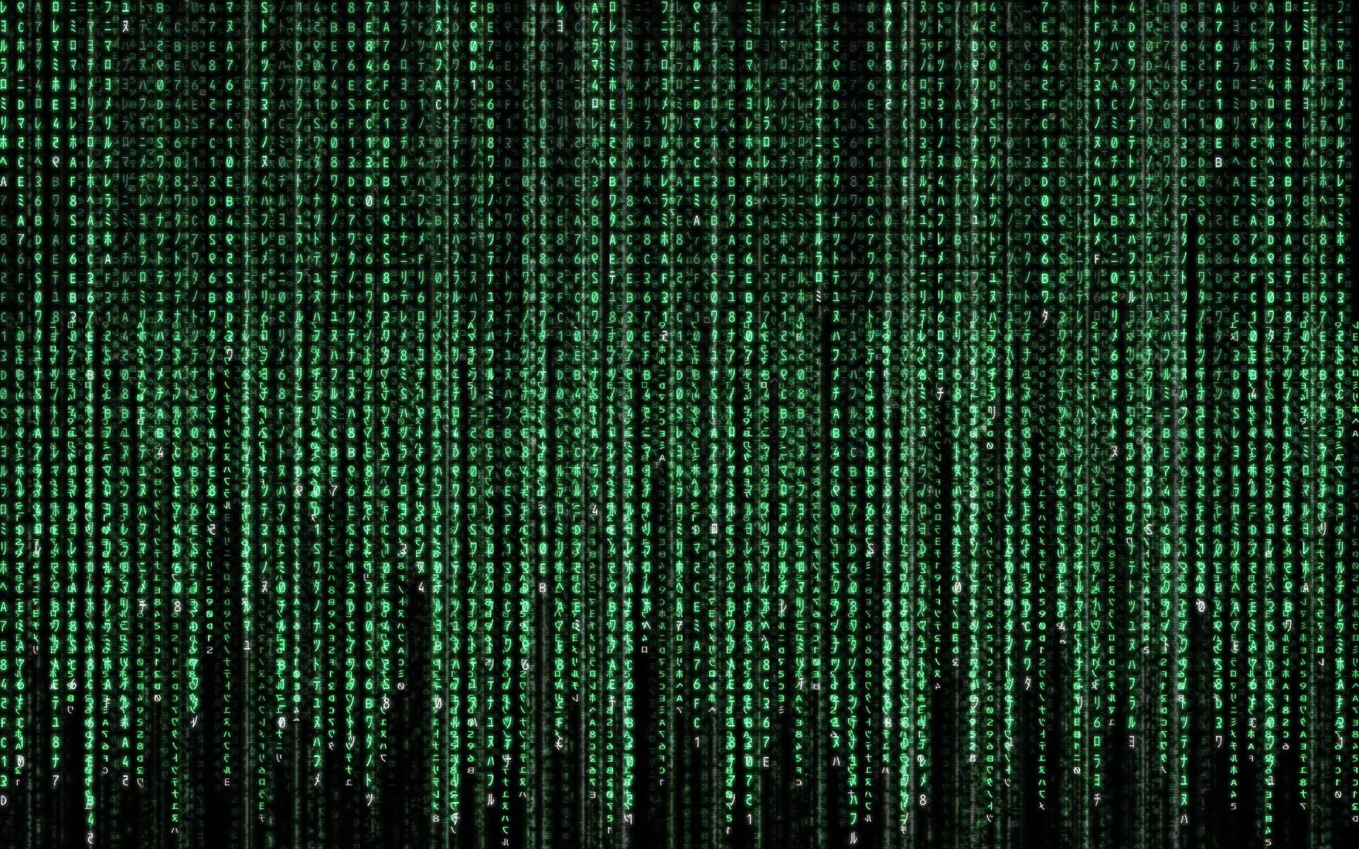 Curtain Of Hacker Codes Background