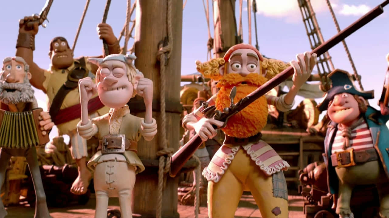 Curvaceous And Albino From The Pirates Band Of Misfits Background