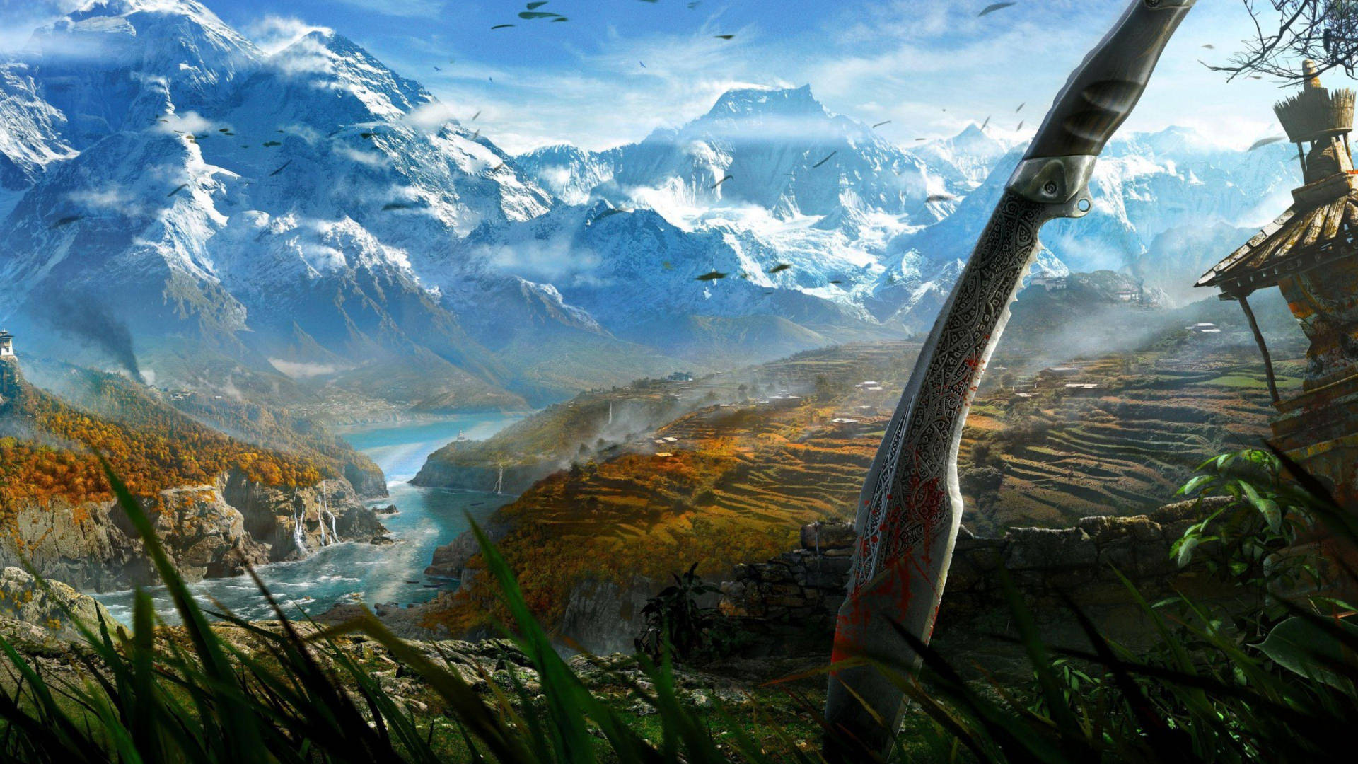 Curved Kukri Far Cry 4 Hd Phone Background