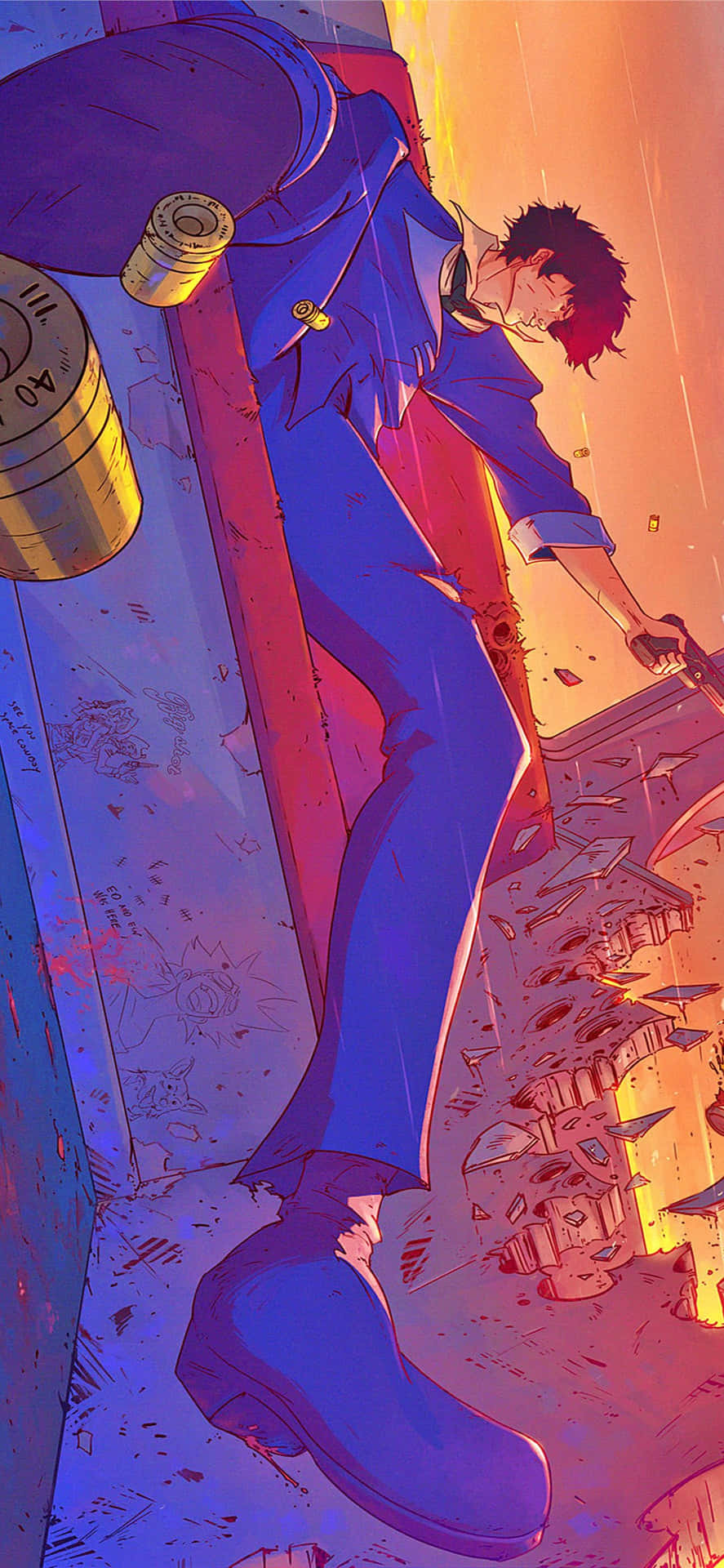 Custom Cowboy Bebop Iphone Cover Background