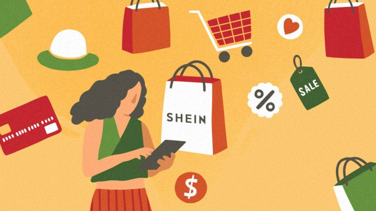 Customer Buying From Shein Artwork Background