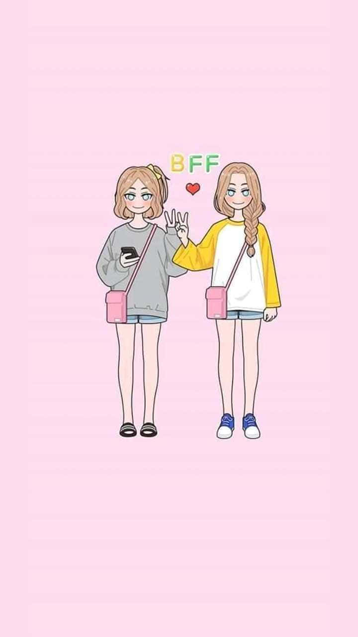 Customize Your Bff Iphones For Unique Bonding Experience Background