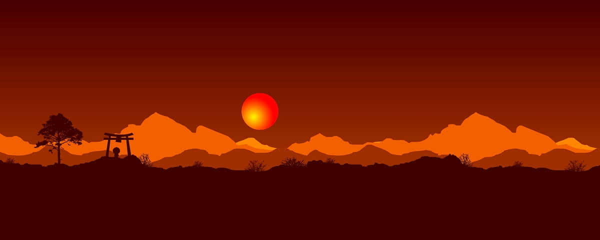 Customize Your Desktop With A Unique Orange Background Background