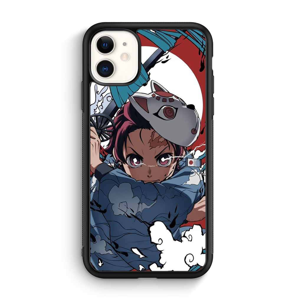 Customized Demon Slayer Iphone 11 Background