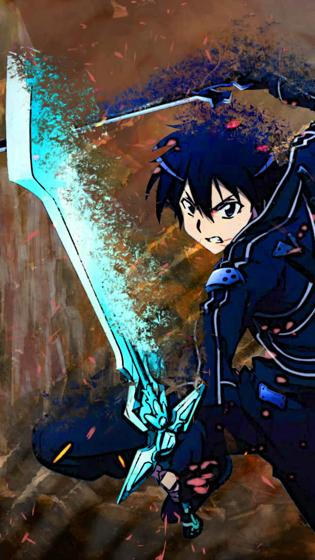Customized Iphone Featuring The Sword Art Online Characters Background