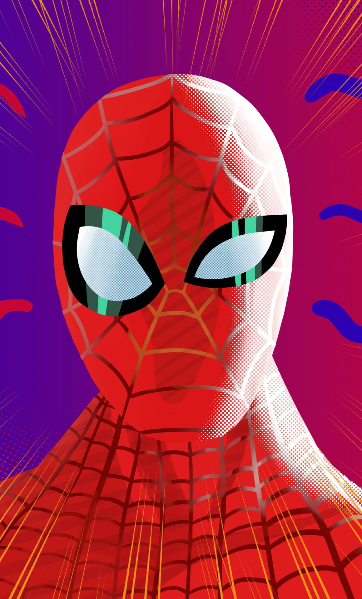 Cute 3d Phone Spiderman Background