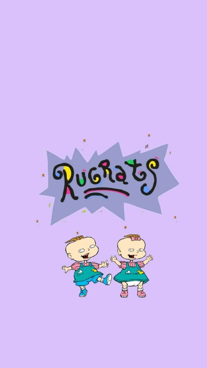 Cute Aesthetic Cartoon Rugrats Twins Background