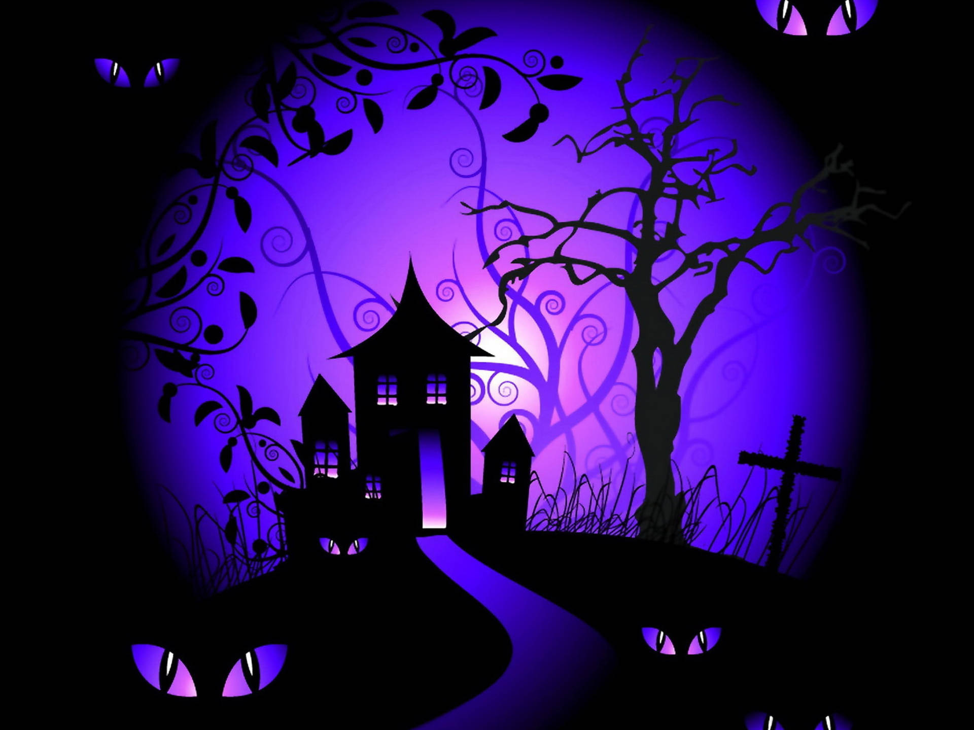 Cute Aesthetic Halloween Haunted House