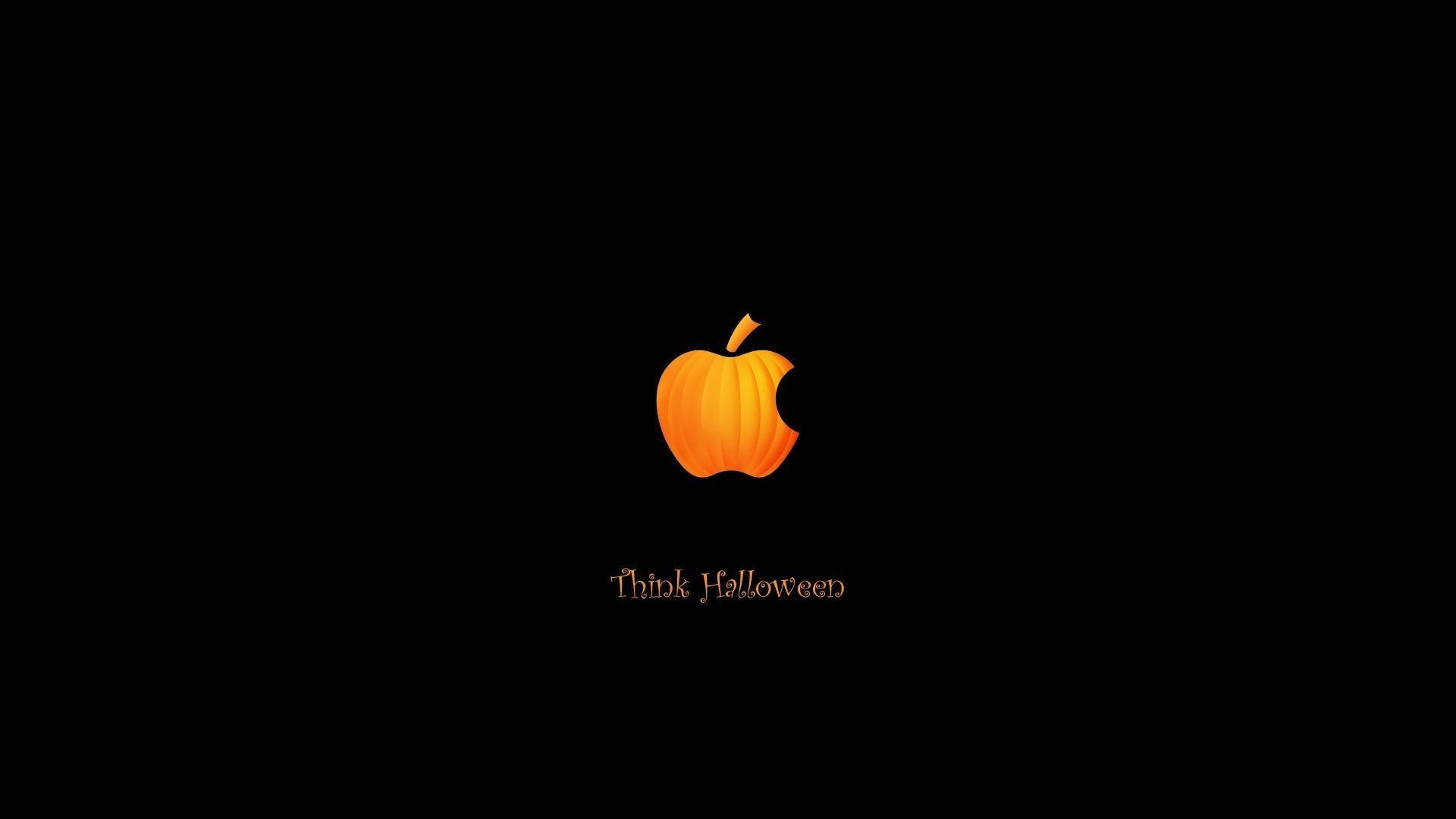 Cute Aesthetic Halloween Pumpkin Apple Background