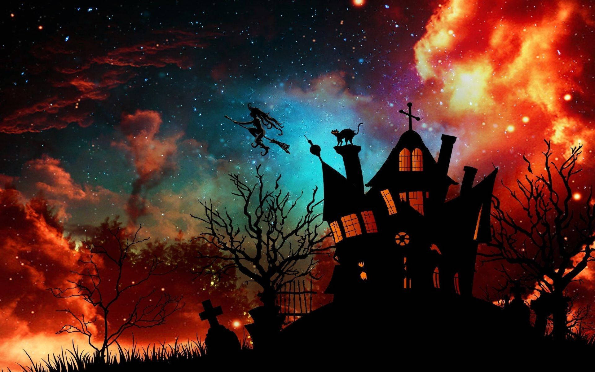 Cute Aesthetic Halloween Witch House