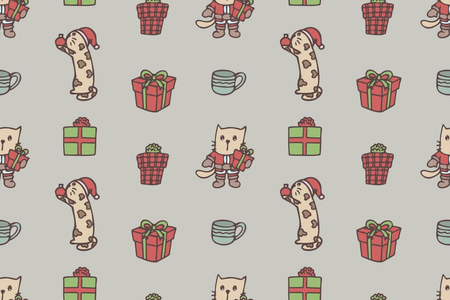 Cute Aesthetic Pc Christmas Themed Background