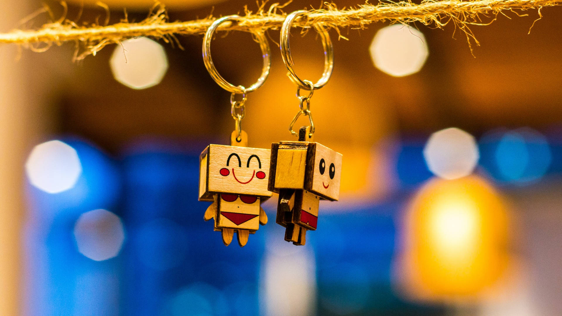 Cute Aesthetic Pc Couple Keychains