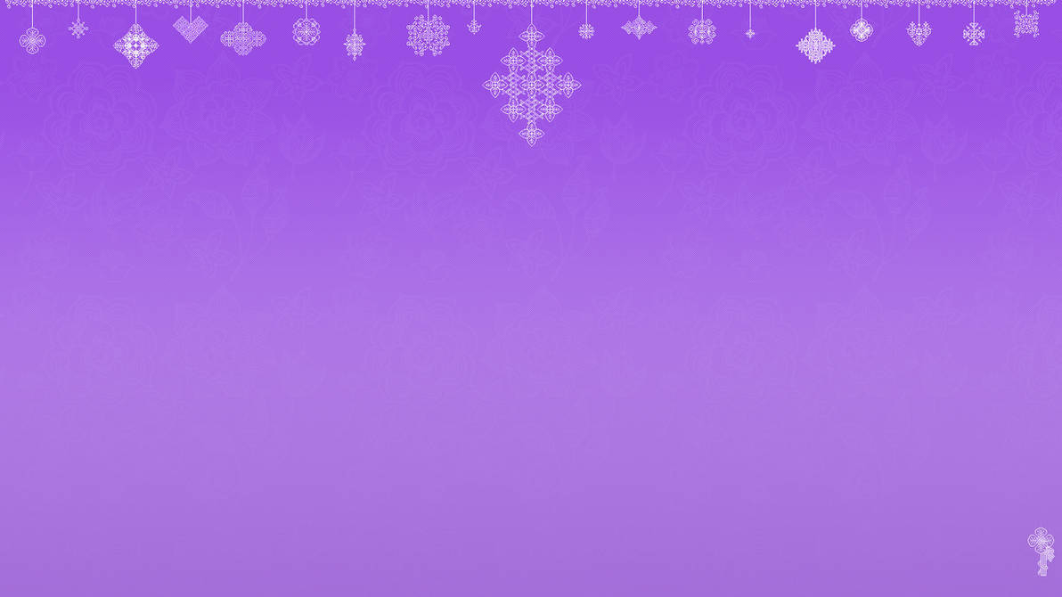 Cute Aesthetic Pc Purple Snowflakes Background