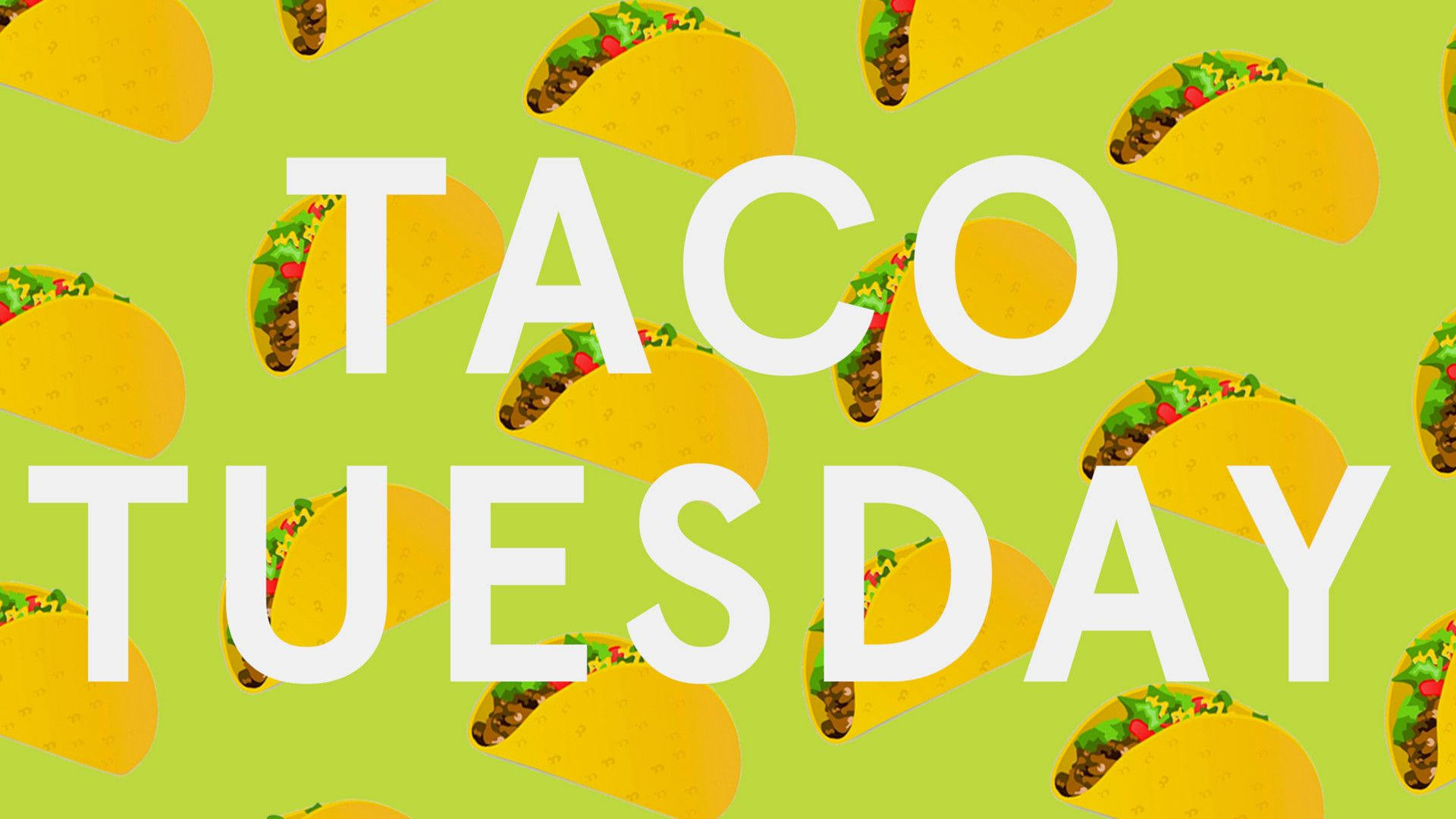 Cute Aesthetic Pc Taco Pattern Background