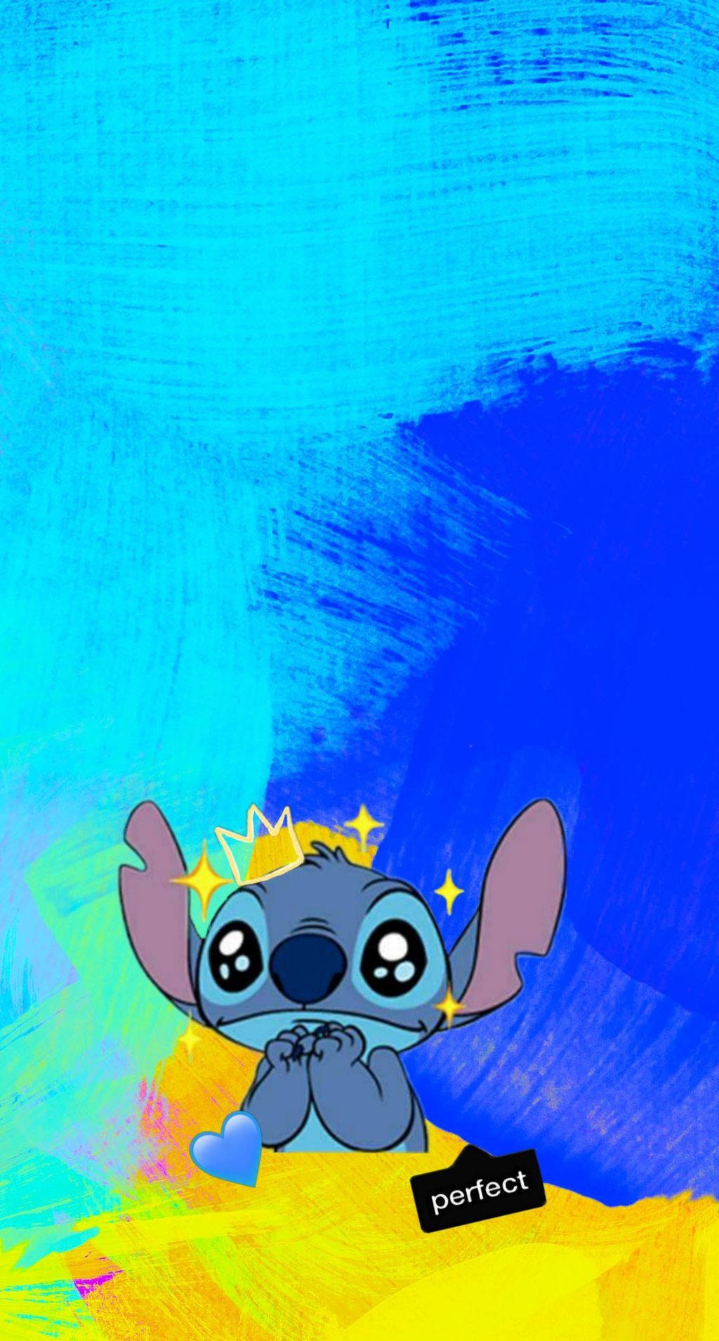 Cute Aesthetic Stitch Looking Adorable