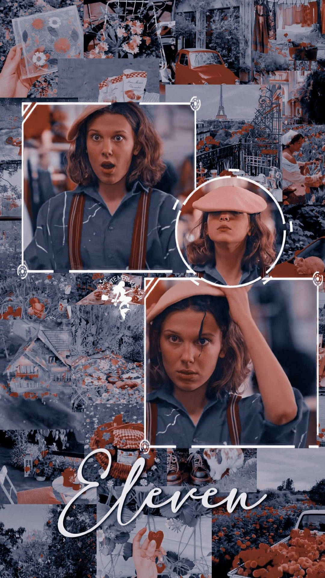 Cute Aesthetic Stranger Things Eleven Millie Bobby Brown Background