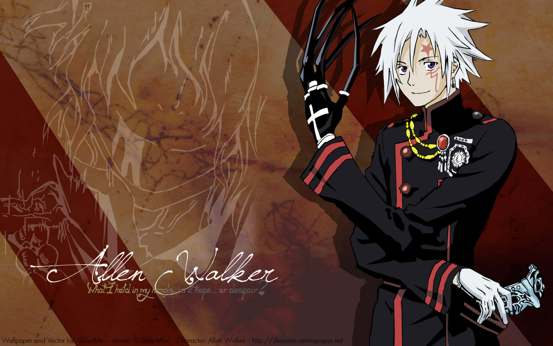 Cute Allen Walker From D Gray Man Background