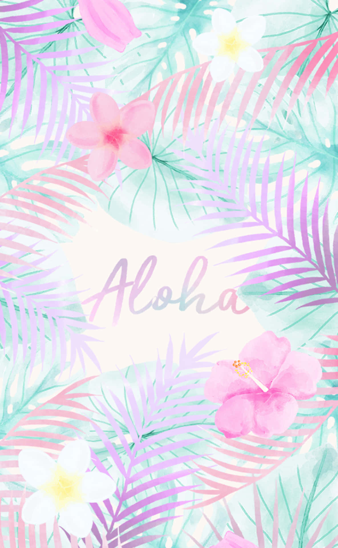 Cute Aloha Summer Iphone Background