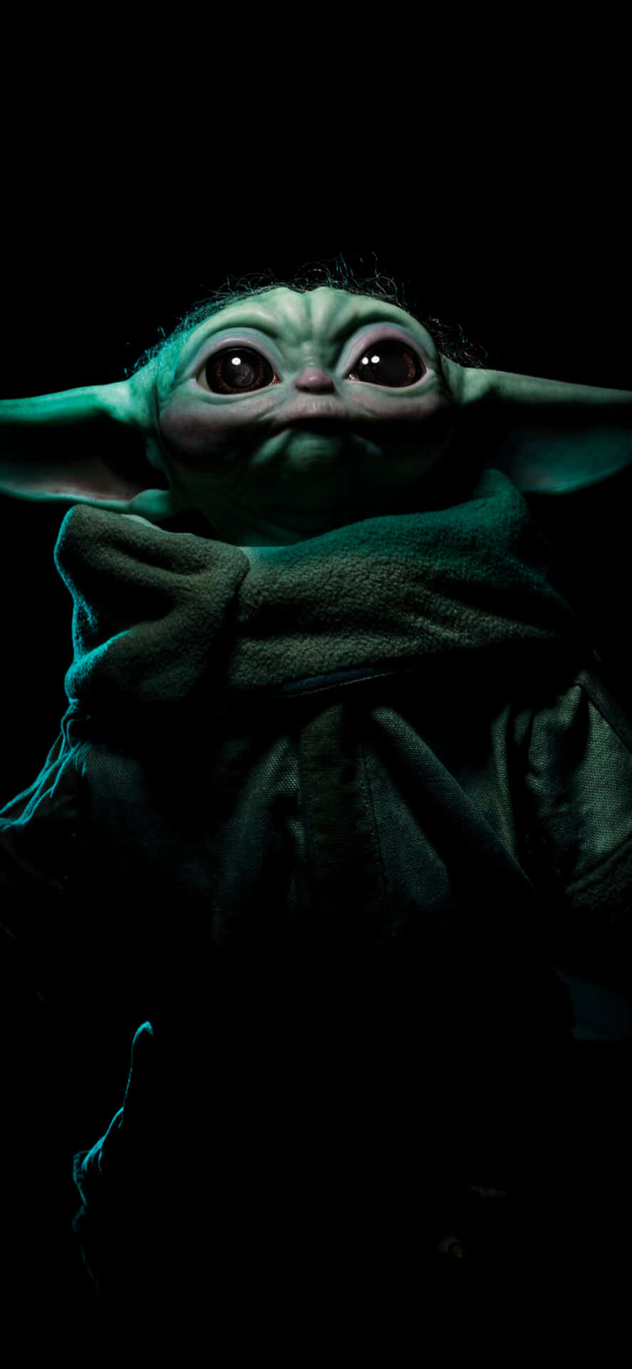 Cute And Adorable Baby Yoda On Iphone