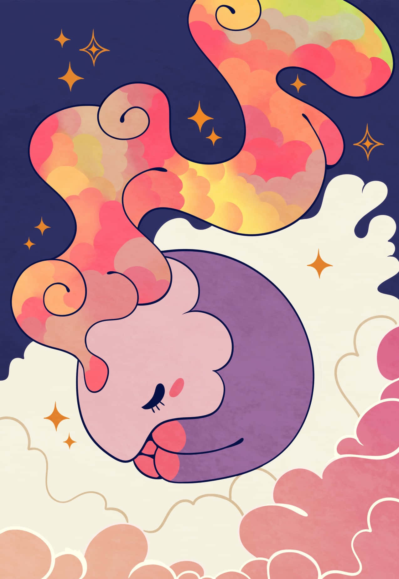 Cute And Cool Musharna Background