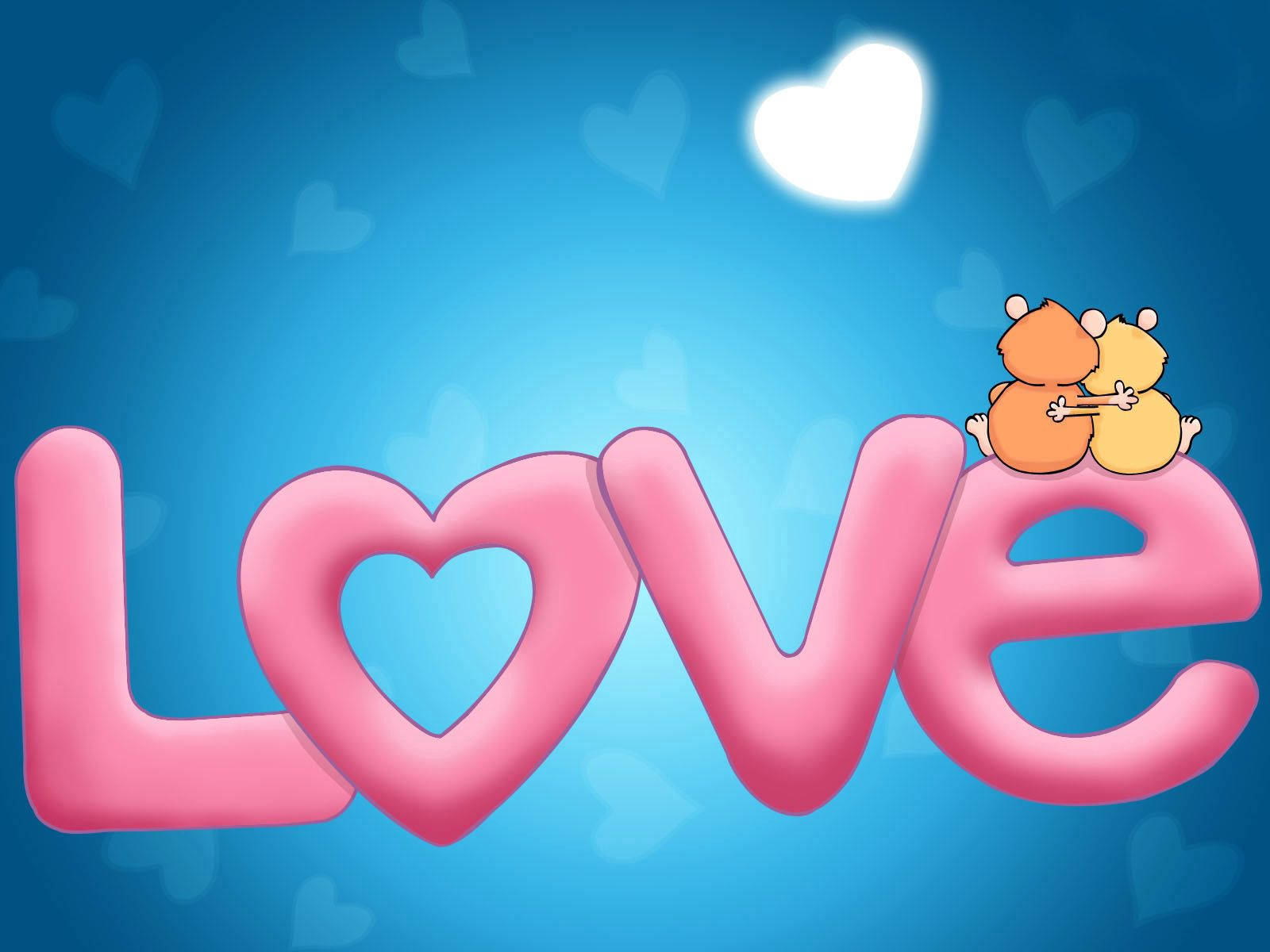 Cute And Cuddly Love Background