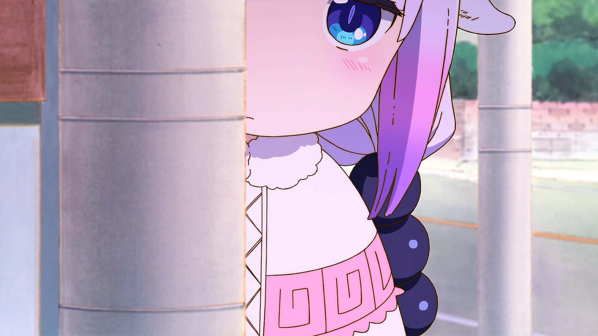 Cute And Fun, Kanna Kamui From The Anime Miss Koikoe Background