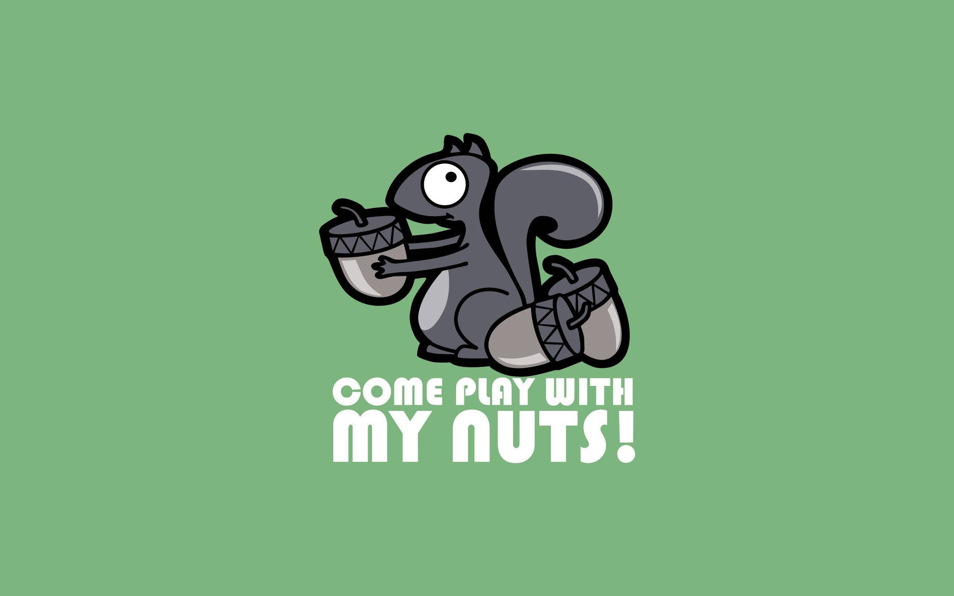 Cute And Funny Squirrel Background