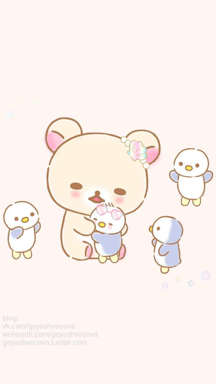 Cute And Lovable, Kawaii Rilakkuma! Background