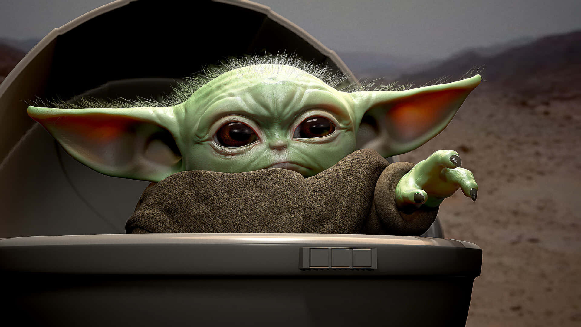 Cute And Mischievous, Baby Yoda Is Your New Favorite Character Background