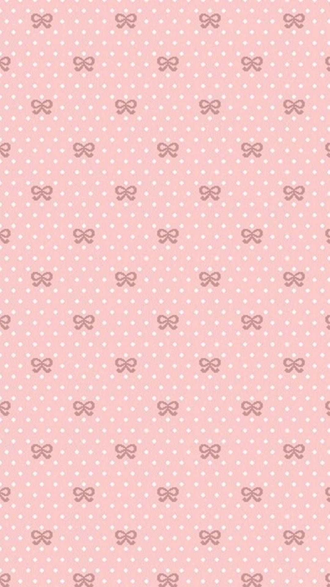 Cute And Pink Small Ribbon Patterns Backdrop Background