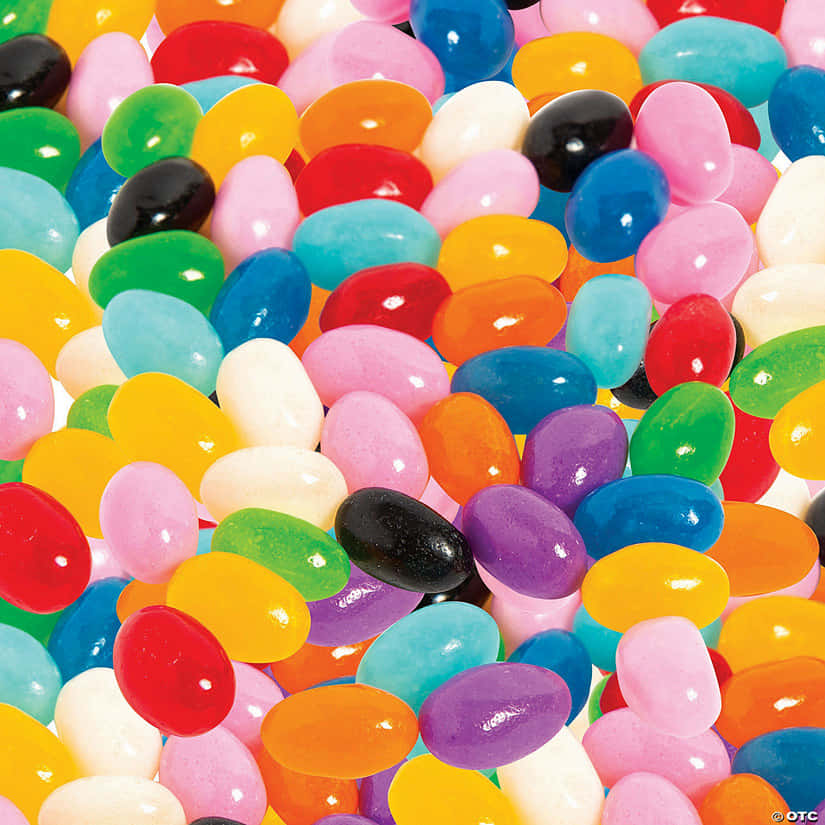 Cute And Shiny Candies Background