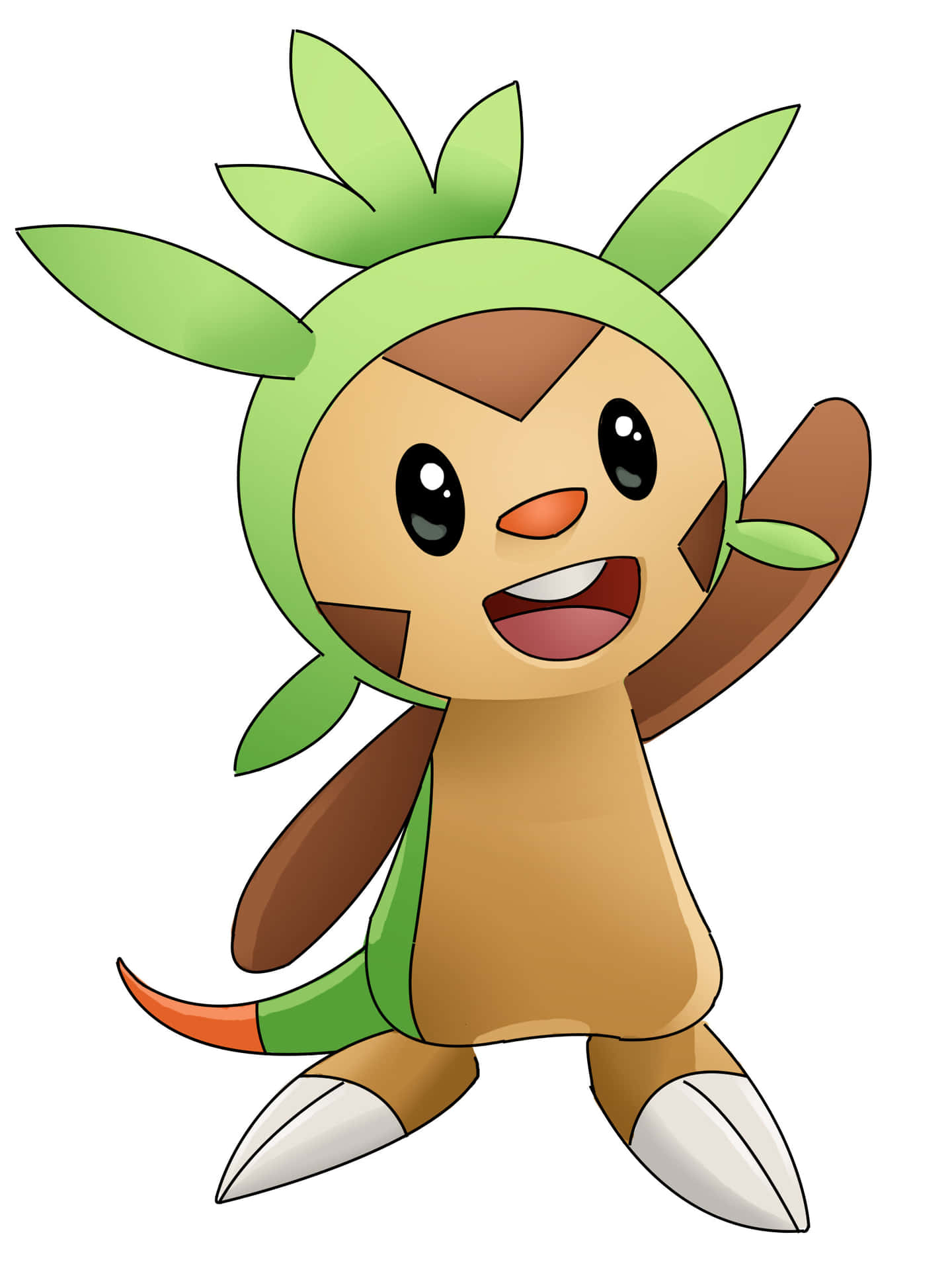 Cute And Simple Chespin Background