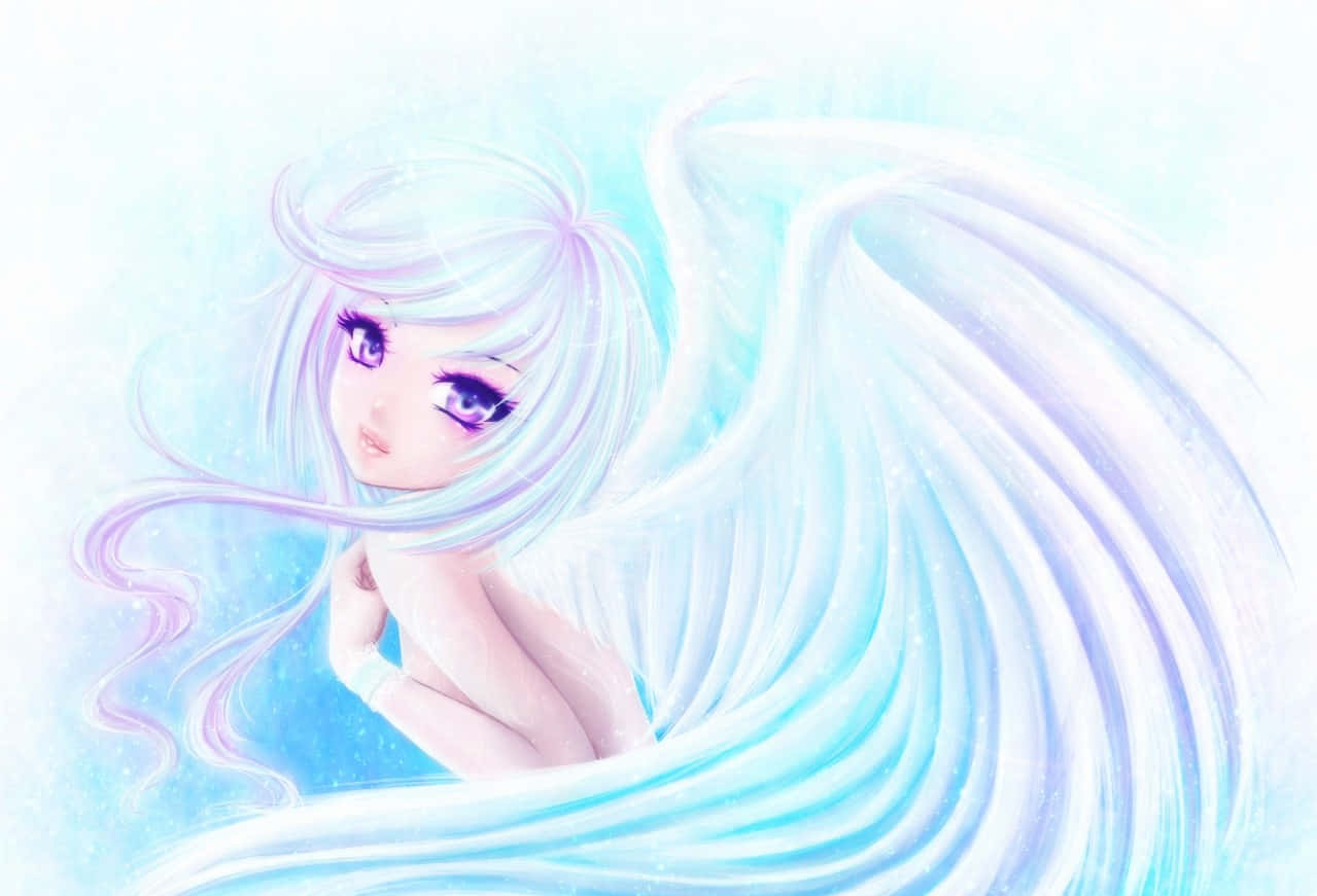 Cute Angel With Lovely Wings