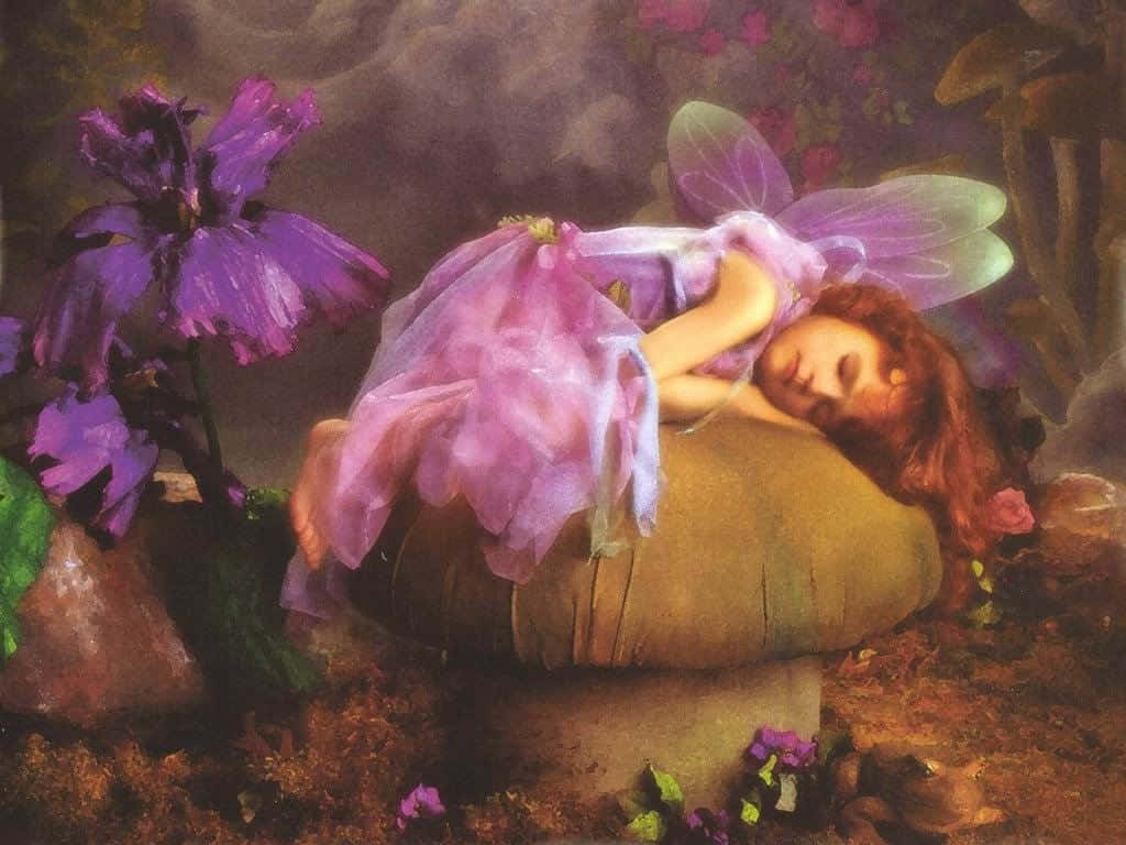 Cute Angels 1024 X 768 Background
