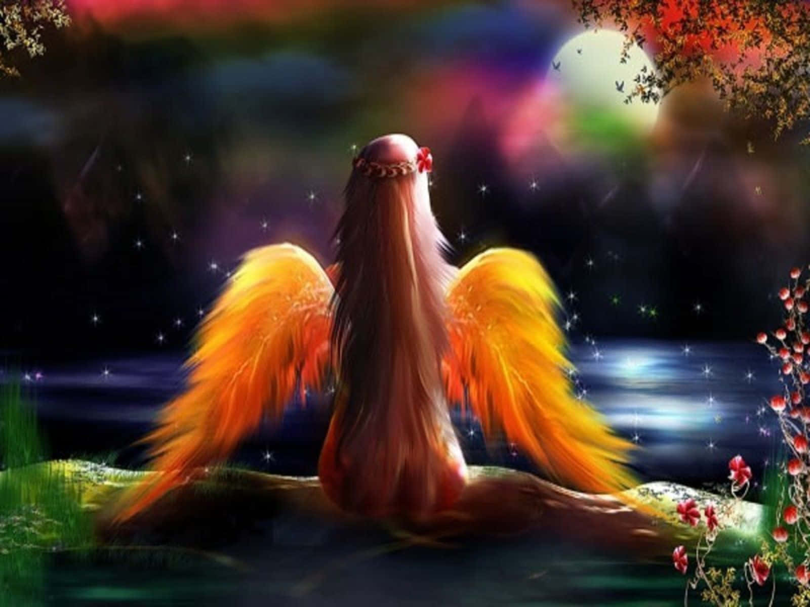 Cute Angels 1600 X 1200 Background