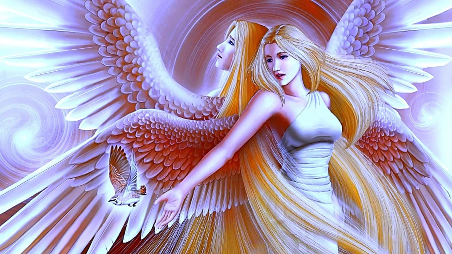 Cute Angels 1920 X 1080 Background