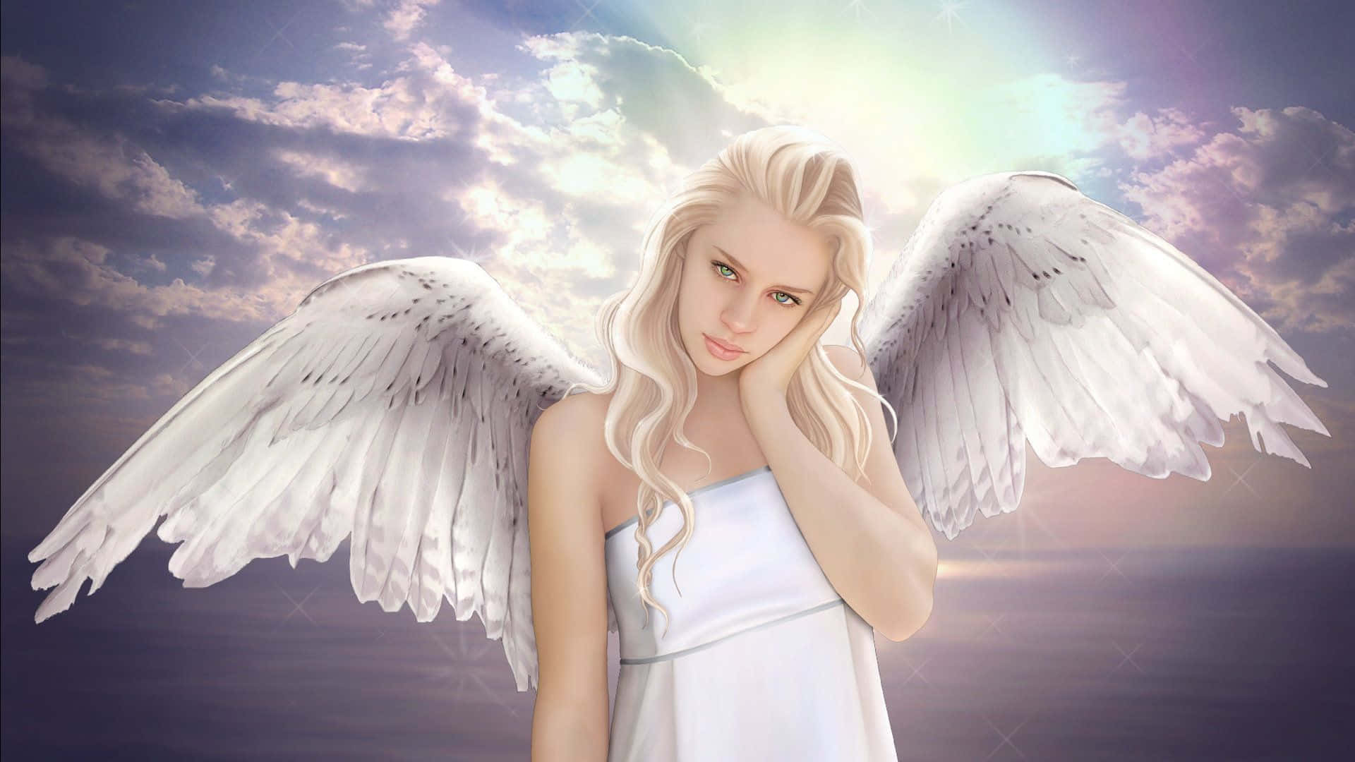 Cute Angels 1920 X 1080 Background