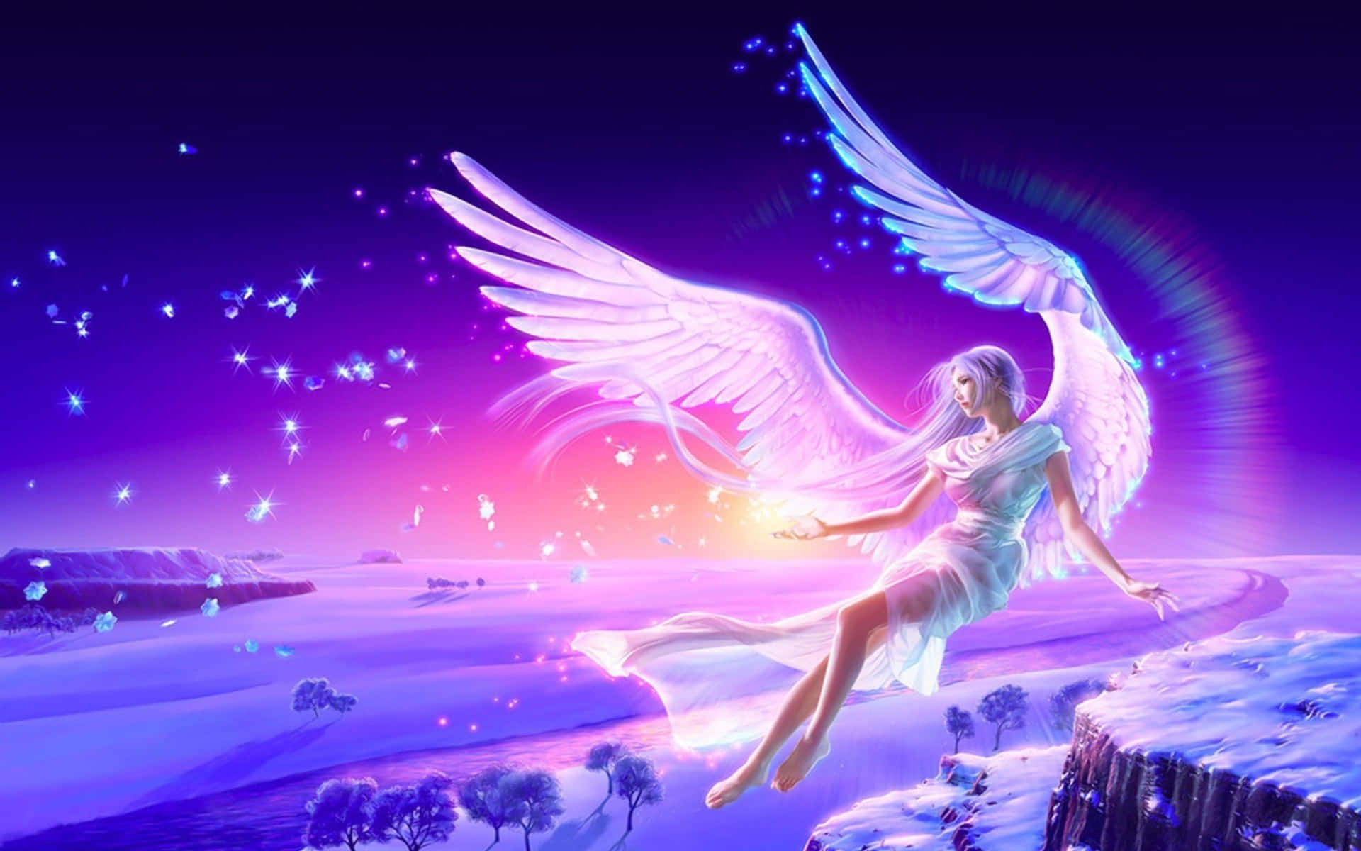 Cute Angels 2560 X 1600 Background
