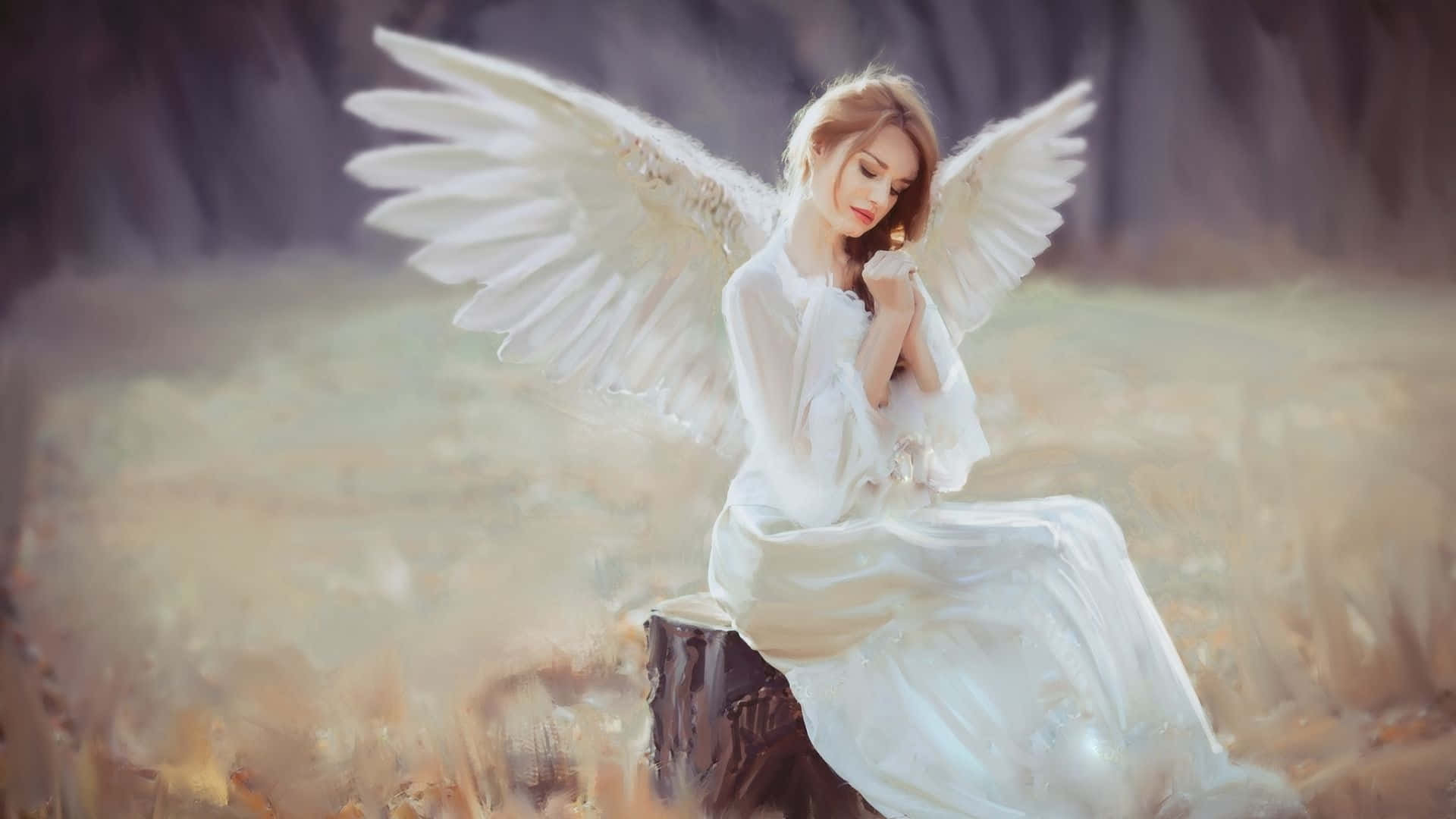 Cute Angels Background