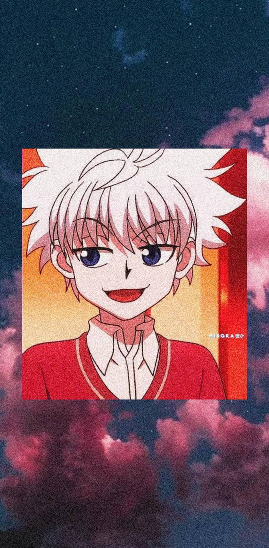 Cute Anime Boy Killua Aesthetic Background