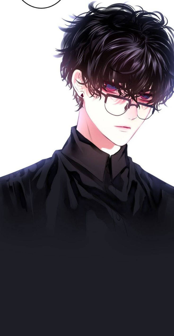 Cute Anime Characters With Glasses Background